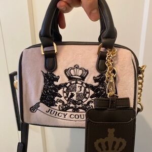 Juicy Couture Classic Scottie Dogs Mini Satchel Purse